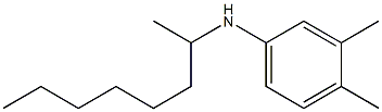3,4-dimethyl-N-(octan-2-yl)aniline Structure