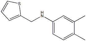 3,4-dimethyl-N-(thiophen-2-ylmethyl)aniline Structure