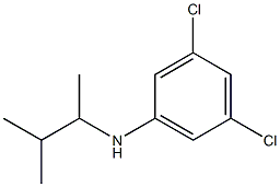 3,5-dichloro-N-(3-methylbutan-2-yl)aniline 구조식 이미지