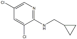 3,5-dichloro-N-(cyclopropylmethyl)pyridin-2-amine Structure