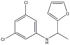 3,5-dichloro-N-[1-(furan-2-yl)ethyl]aniline Structure