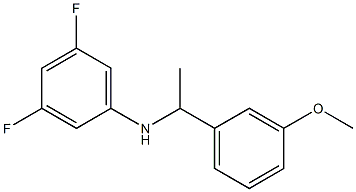 3,5-difluoro-N-[1-(3-methoxyphenyl)ethyl]aniline Structure