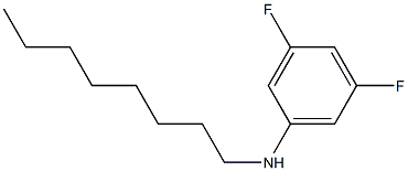 3,5-difluoro-N-octylaniline 구조식 이미지