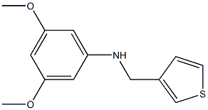 3,5-dimethoxy-N-(thiophen-3-ylmethyl)aniline Structure