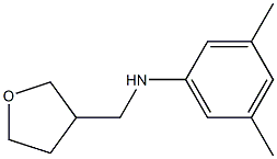 3,5-dimethyl-N-(oxolan-3-ylmethyl)aniline Structure