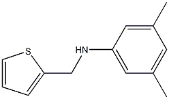 3,5-dimethyl-N-(thiophen-2-ylmethyl)aniline 구조식 이미지