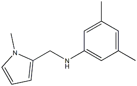 3,5-dimethyl-N-[(1-methyl-1H-pyrrol-2-yl)methyl]aniline 구조식 이미지