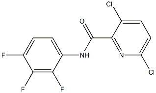 3,6-dichloro-N-(2,3,4-trifluorophenyl)pyridine-2-carboxamide 구조식 이미지