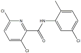 3,6-dichloro-N-(5-chloro-2-methylphenyl)pyridine-2-carboxamide 구조식 이미지