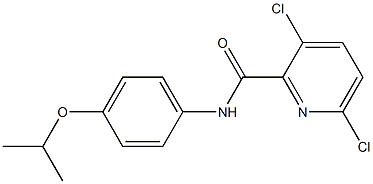 3,6-dichloro-N-[4-(propan-2-yloxy)phenyl]pyridine-2-carboxamide 구조식 이미지