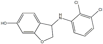 3-[(2,3-dichlorophenyl)amino]-2,3-dihydro-1-benzofuran-6-ol Structure