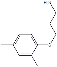 3-[(2,4-dimethylphenyl)thio]propan-1-amine 구조식 이미지