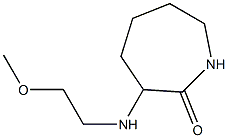 3-[(2-methoxyethyl)amino]azepan-2-one Structure