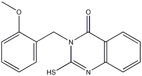 3-[(2-methoxyphenyl)methyl]-2-sulfanyl-3,4-dihydroquinazolin-4-one Structure