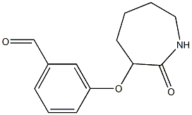 3-[(2-oxoazepan-3-yl)oxy]benzaldehyde 구조식 이미지