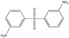 3-[(3-aminobenzene)sulfonyl]aniline Structure