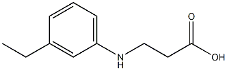 3-[(3-ethylphenyl)amino]propanoic acid 구조식 이미지