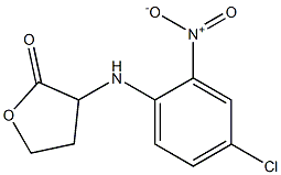 3-[(4-chloro-2-nitrophenyl)amino]oxolan-2-one Structure