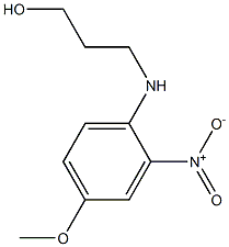 3-[(4-methoxy-2-nitrophenyl)amino]propan-1-ol Structure