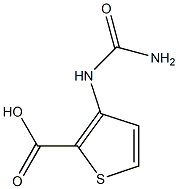 3-[(aminocarbonyl)amino]thiophene-2-carboxylic acid Structure