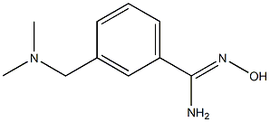 3-[(dimethylamino)methyl]-N'-hydroxybenzenecarboximidamide Structure