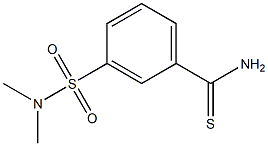 3-[(dimethylamino)sulfonyl]benzenecarbothioamide 구조식 이미지