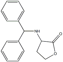 3-[(diphenylmethyl)amino]oxolan-2-one 구조식 이미지