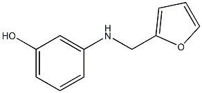 3-[(furan-2-ylmethyl)amino]phenol 구조식 이미지