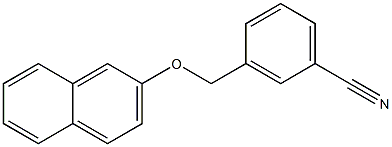 3-[(naphthalen-2-yloxy)methyl]benzonitrile 구조식 이미지