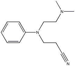 3-[[2-(dimethylamino)ethyl](phenyl)amino]propanenitrile 구조식 이미지