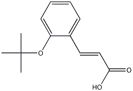 3-[2-(tert-butoxy)phenyl]prop-2-enoic acid 구조식 이미지