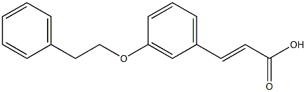 3-[3-(2-phenylethoxy)phenyl]prop-2-enoic acid 구조식 이미지