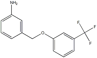 3-[3-(trifluoromethyl)phenoxymethyl]aniline Structure