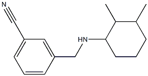 3-{[(2,3-dimethylcyclohexyl)amino]methyl}benzonitrile Structure