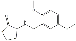 3-{[(2,5-dimethoxyphenyl)methyl]amino}oxolan-2-one 구조식 이미지