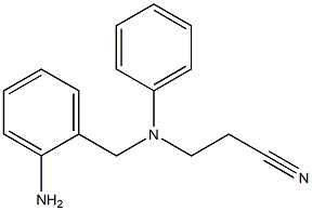 3-{[(2-aminophenyl)methyl](phenyl)amino}propanenitrile 구조식 이미지