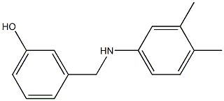 3-{[(3,4-dimethylphenyl)amino]methyl}phenol Structure