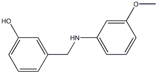 3-{[(3-methoxyphenyl)amino]methyl}phenol Structure