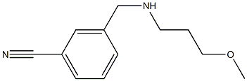 3-{[(3-methoxypropyl)amino]methyl}benzonitrile 구조식 이미지