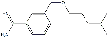 3-{[(4-methylpentyl)oxy]methyl}benzene-1-carboximidamide Structure