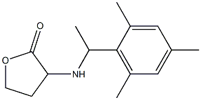 3-{[1-(2,4,6-trimethylphenyl)ethyl]amino}oxolan-2-one Structure