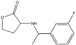 3-{[1-(3-fluorophenyl)ethyl]amino}oxolan-2-one Structure