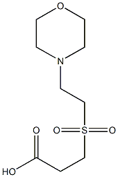 3-{[2-(morpholin-4-yl)ethane]sulfonyl}propanoic acid 구조식 이미지