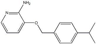 3-{[4-(propan-2-yl)phenyl]methoxy}pyridin-2-amine 구조식 이미지