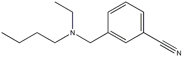 3-{[butyl(ethyl)amino]methyl}benzonitrile 구조식 이미지