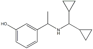 3-{1-[(dicyclopropylmethyl)amino]ethyl}phenol Structure