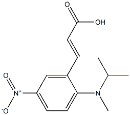 3-{2-[methyl(propan-2-yl)amino]-5-nitrophenyl}prop-2-enoic acid Structure