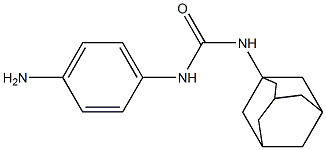 3-adamantan-1-yl-1-(4-aminophenyl)urea Structure