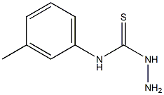 3-amino-1-(3-methylphenyl)thiourea Structure