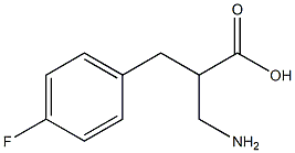 3-amino-2-[(4-fluorophenyl)methyl]propanoic acid Structure